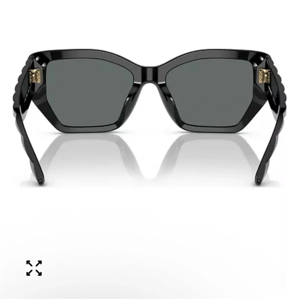 Tory Burch Kira Oversized Geometric Quilted Sunglasses -Black $188